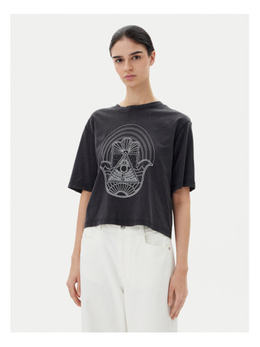 JDY Тишърт Carla 15341561 Черен Regular Fit