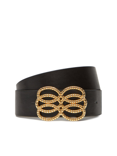 Pieces Дамски колан Pctunja Wide Jeans Belt 17158014 Черен