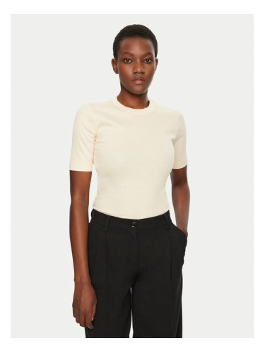 IVY OAK Тишърт Kristin IO1100X2351 Бежов Slim Fit