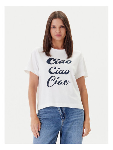 Vero Moda Тишърт Sonna 10327143 Бял Regular Fit