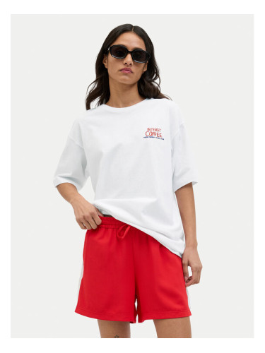 JJXX Тишърт Nina 12273776 Бял Loose Fit