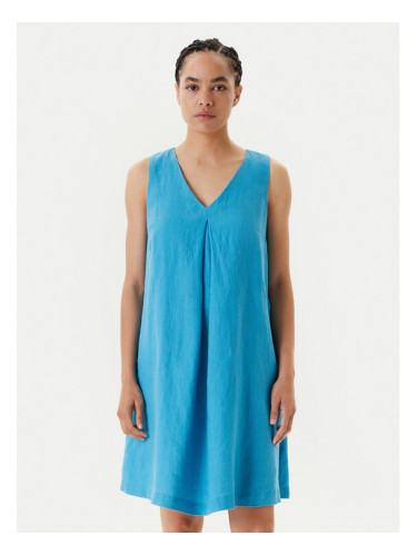 United Colors Of Benetton Лятна рокля 4AGHDV0AX Син Relaxed Fit