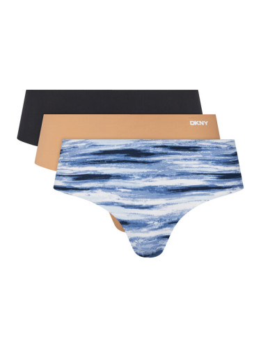 DKNY Комплект 3 чифта класически бикини DK5028BP3 Цветен