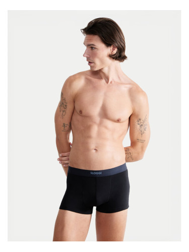 Sloggi Комплект 2 чифта боксерки 10222379 Черен
