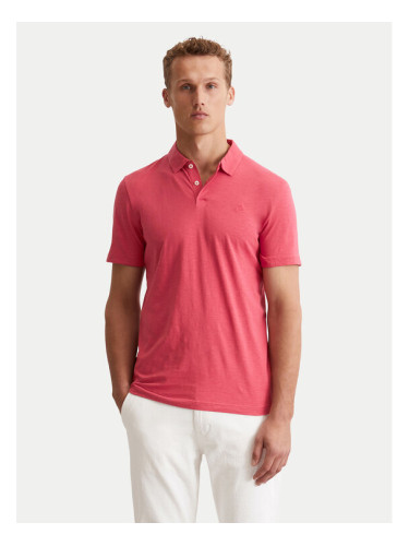 Marc O'Polo Тениска с яка и копчета 536 2176 53018 Розов Shaped Fit