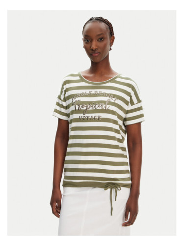 Olsen Тишърт 11105101 Зелен Regular Fit