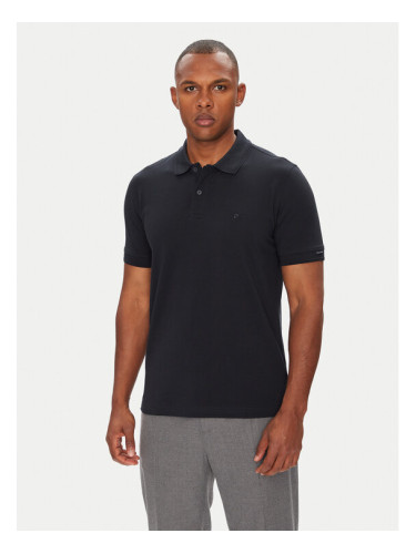 Pierre Cardin Тениска с яка и копчета C5 21344.2144 Тъмносин Regular Fit