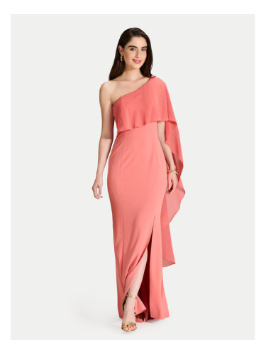 Swing Официална рокля 5AJ03500 Коралов Regular Fit