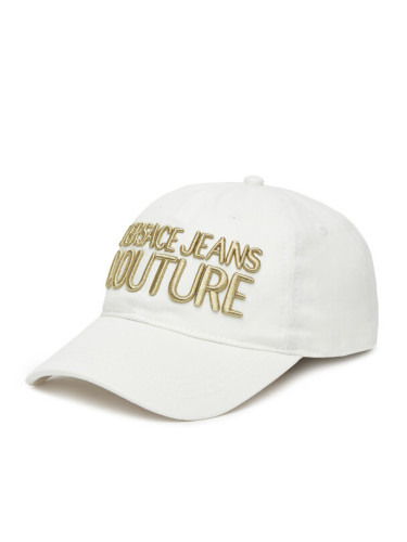 Versace Jeans Couture Шапка с козирка 78VAZK32 Бял