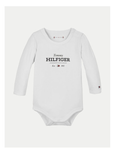 Tommy Hilfiger Детско боди Monotype Logo KN0KN01974 Бял