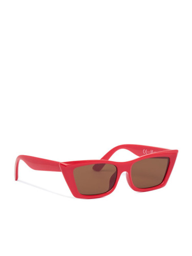 Pieces Слънчеви очила Pctrine Sunglass Box 175942 Червен