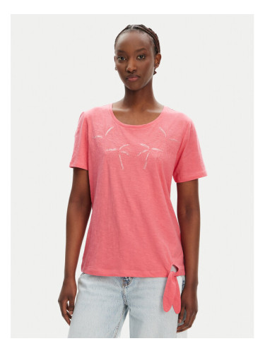 Olsen Тишърт 11104823 Розов Regular Fit