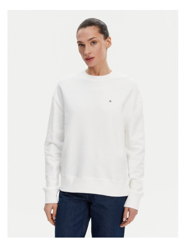 Calvin Klein Суитшърт K20K208092 Бял Regular Fit