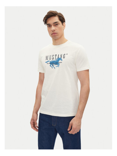Mustang Тишърт Austin 1016484 Бял Regular Fit