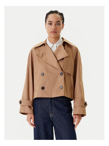 United Colors Of Benetton Тренч 2RGCDW034 Бежов Regular Fit