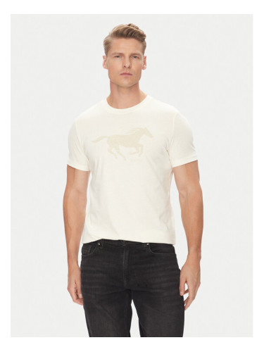 Mustang Тишърт Austin 1016483 Бежов Regular Fit