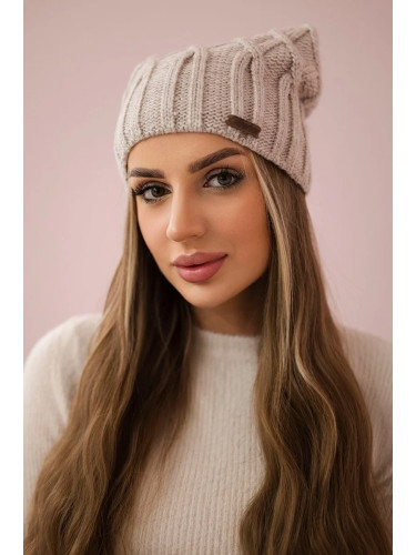 Kesi Cap with fleece Milano K203 light beige