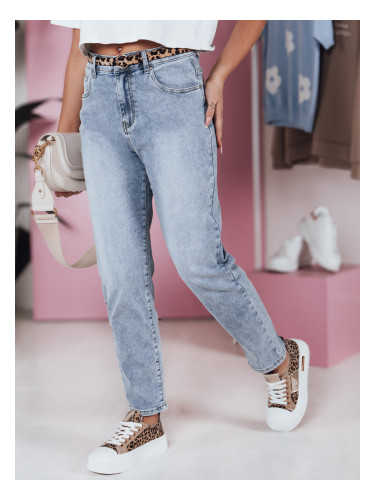 Дамски дънки mom fit с висока талия