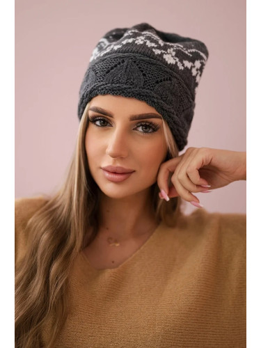 Kesi Women's cap Kira K374 dark gray