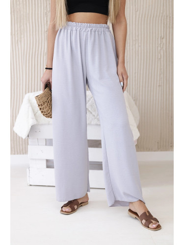 Kesi Włoski Wide-leg trousers grey