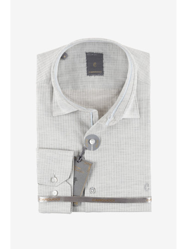 Риза SF Бизнес светло сива