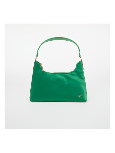 Calvin Klein Jeans Satin Nylon Small Shoulder Bag Green Universal