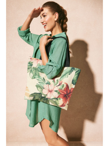 Плажна чанта Tropical с две лица