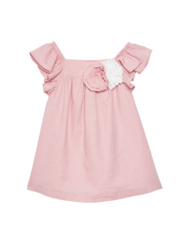 United Colors Of Benetton Лятна рокля 43WBGV026 Розов Regular Fit