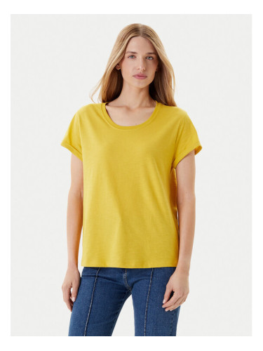 United Colors Of Benetton Тишърт 3BVXD109F Жълт Regular Fit