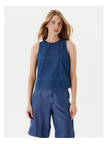 United Colors Of Benetton Блуза 5DHJDH00Q Тъмносин Regular Fit