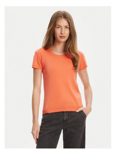 United Colors Of Benetton Тишърт 1091D1M10 Оранжев Regular Fit