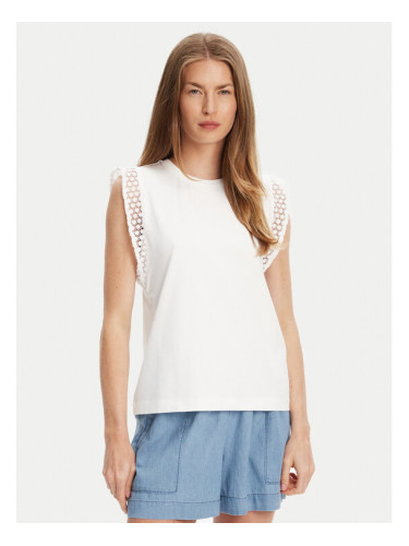 United Colors Of Benetton Блуза 3IFVD10AC Бял Regular Fit