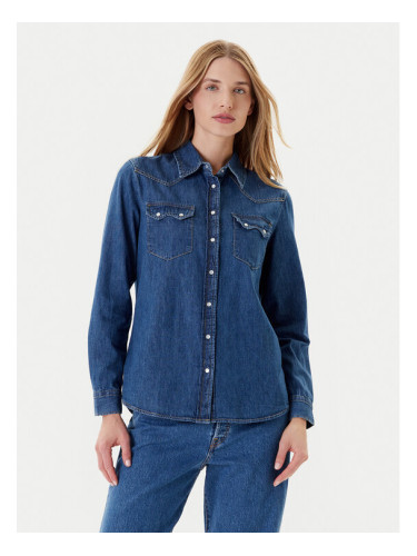 United Colors Of Benetton дънкова риза 5RZKDQ06T Син Regular Fit