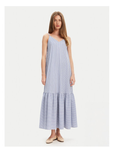 United Colors Of Benetton Лятна рокля 4SZRDV0B8 Син Relaxed Fit