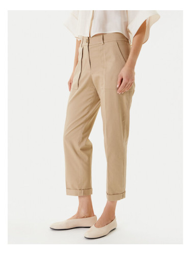 United Colors Of Benetton Текстилни панталони 4MVNDF08E Бежов Regular Fit