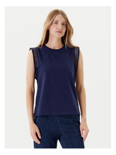 United Colors Of Benetton Блуза 3IFVD10AC Тъмносин Regular Fit