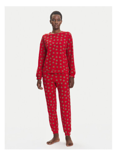 United Colors Of Benetton Пижама 38DK3P03L Червен Regular Fit