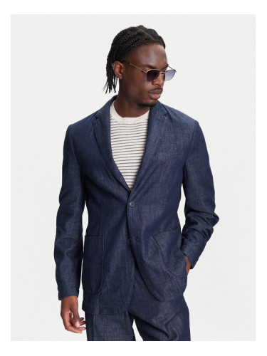 United Colors Of Benetton Сако 20QFUW01X Тъмносин Regular Fit