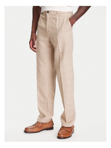 United Colors Of Benetton Текстилни панталони 43B3UF03X Бежов Regular Fit