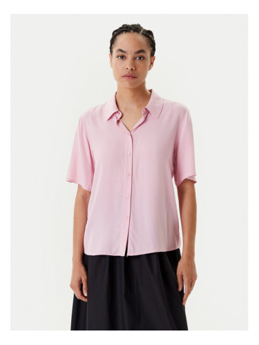 United Colors Of Benetton Риза 5WPWDQ0B1 Розов Regular Fit