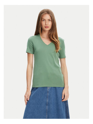 United Colors Of Benetton Тишърт 3GA2E4230 Зелен Regular Fit