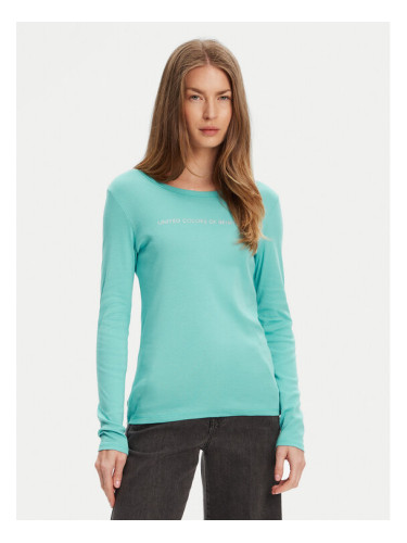 United Colors Of Benetton Блуза 3GA2E16G0 Зелен Regular Fit