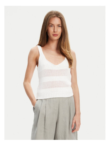 United Colors Of Benetton топ 1898DH018 Бял Relaxed Fit