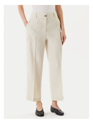 United Colors Of Benetton Текстилни панталони 4AGHDF06R Бежов Straight Fit