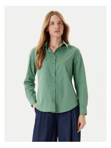 United Colors Of Benetton Риза 5HAXDQ0AX Зелен Regular Fit