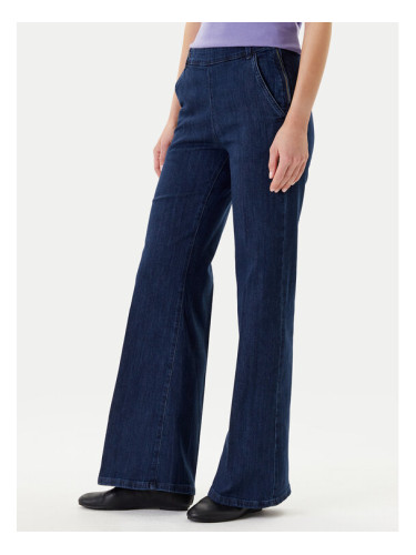 United Colors Of Benetton Дънки 4TUTDF06V Тъмносин Flare Fit