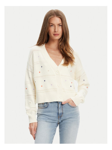 United Colors Of Benetton Кардиган 10C1E604W Бежов Regular Fit