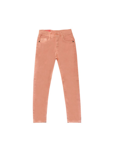 Летен прав панталон за момиче в прасковено 5465644