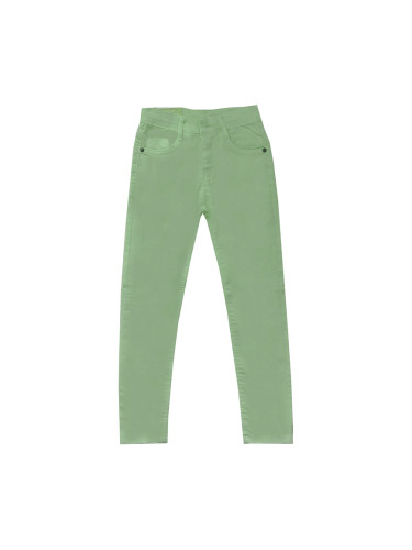 Летен прав панталон за момиче в тюркоаз 5547567