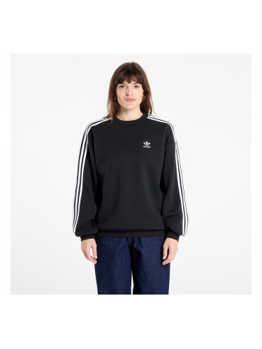 Суитшърт adidas Adicolor Oversized Crew Sweatshirt Black L
